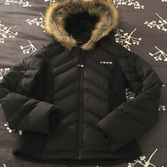 New Bebe down slim jacket- Size Small - Picture 4 of 4